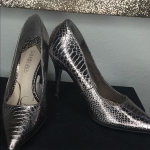 Sam & Libby Metallic Pumps Sz 8